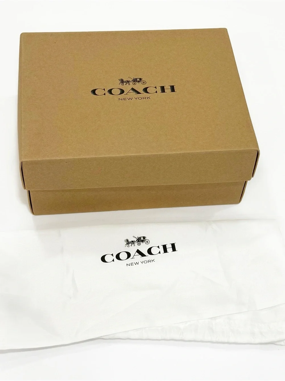 New Coach Jet black leather shoulder bag & crossbody strap